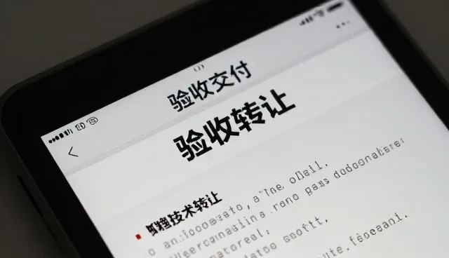 技术开发在验收交付中的性能表现与适用条件分析